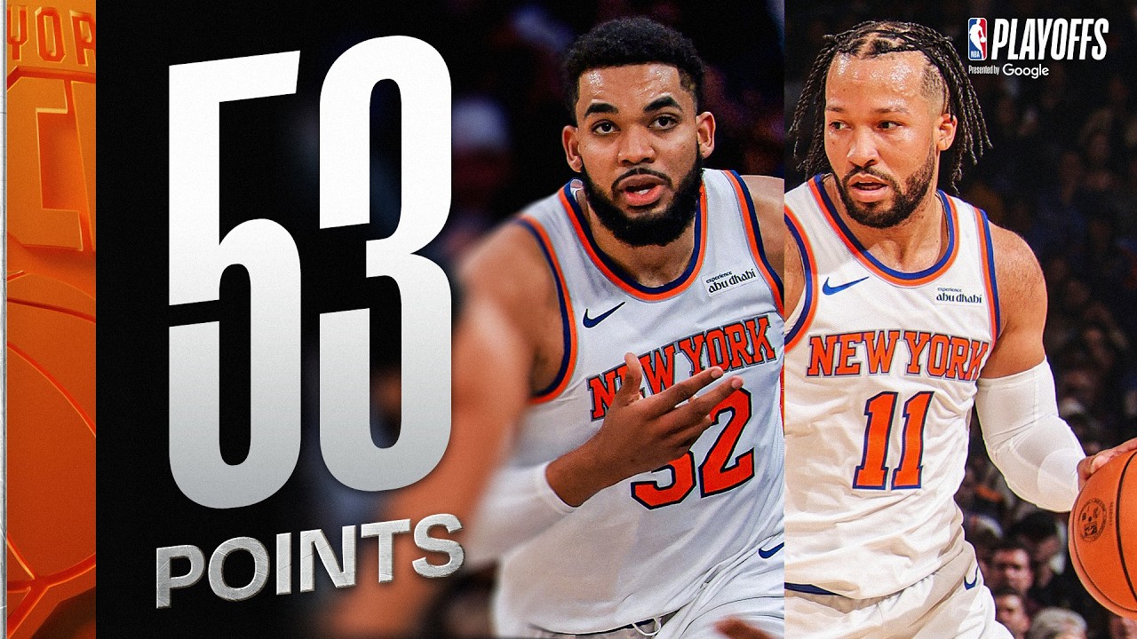 Brunson (28) & Towns (25) TAKE OVER Game 1 π₯ | April 18, 2026
