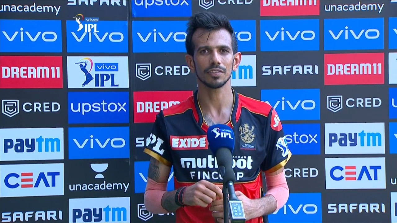 M19: CSK vs RCB – Yuzvendra Chahal Interview background