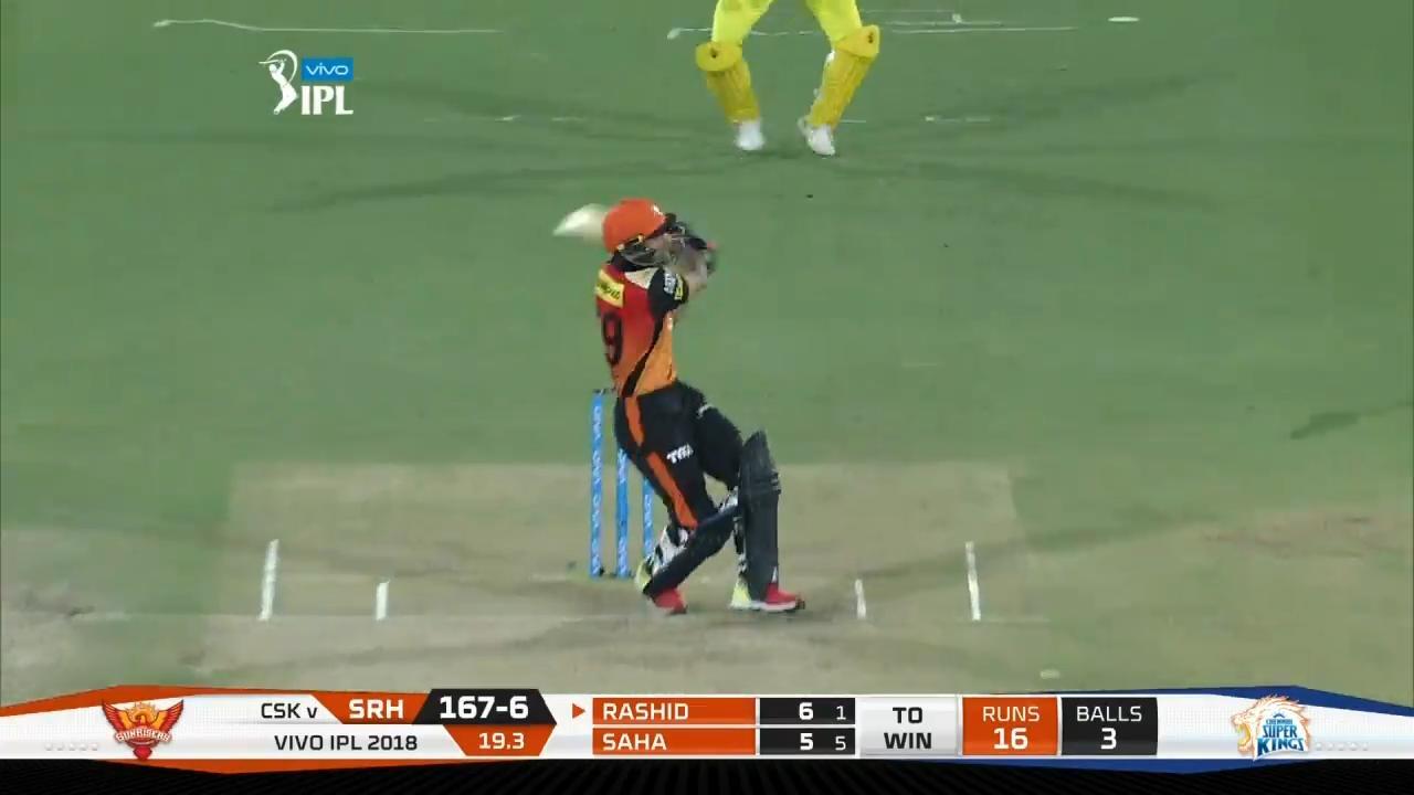 M20: SRH vs CSK – Rashid Khan Six background