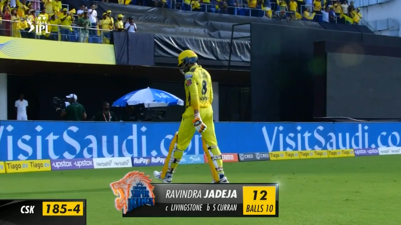 M41: CSK vs PBKS – Ravindra Jadeja Wicket