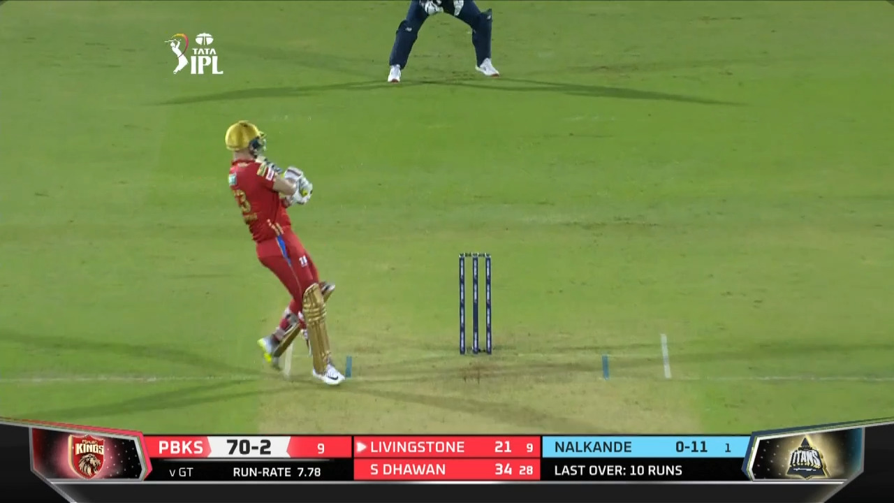 M16: PBKS vs GT – Liam Livingstone Six