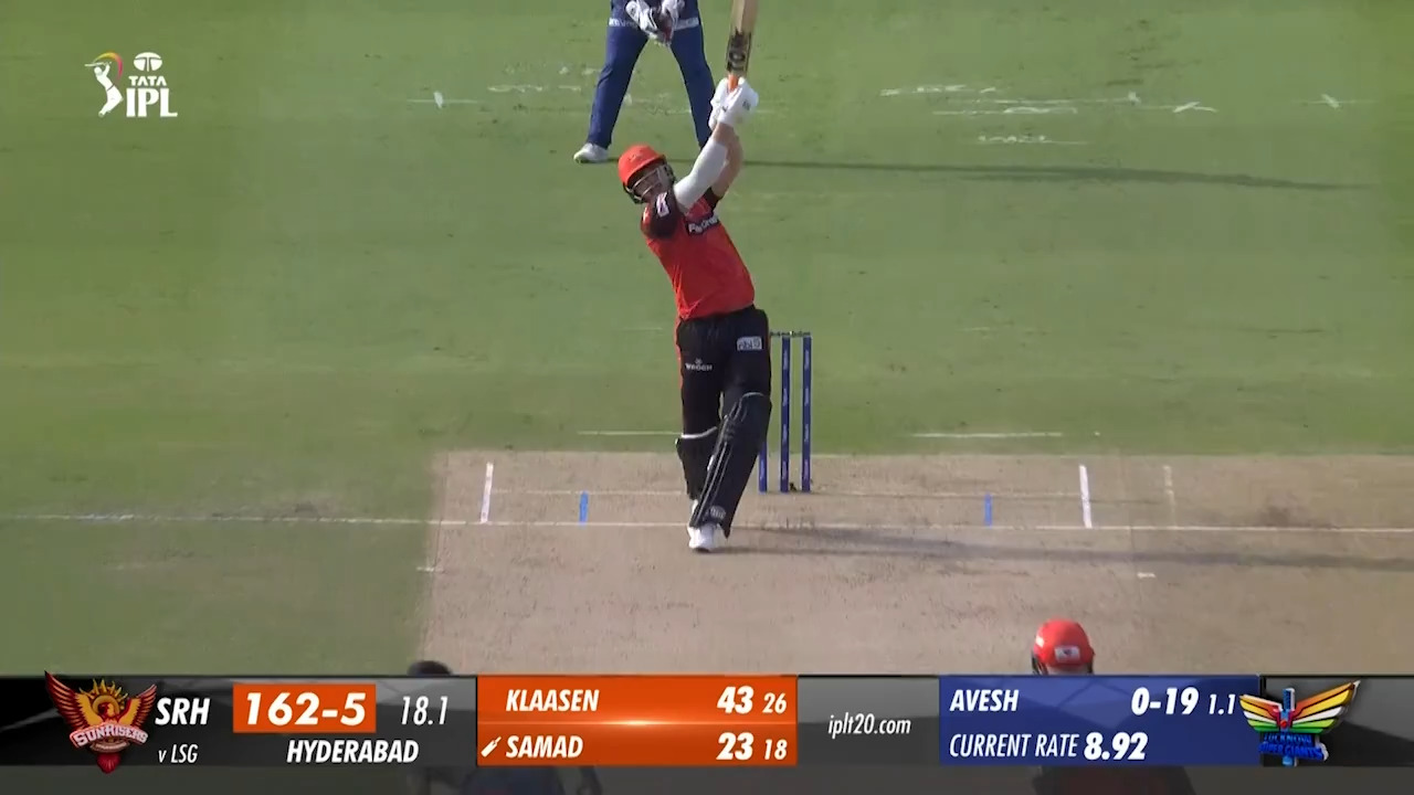 M58: SRH vs LSG – Abdul Samad Six