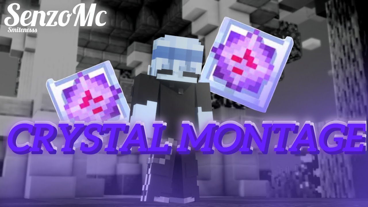 Crystal Montage but iam noob #minecraft #gaming #viral @Smitenesss