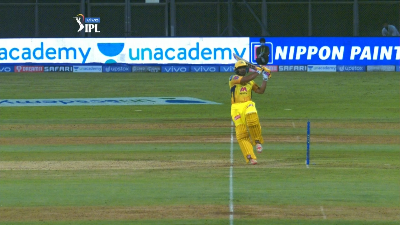 M02: CSK vs DC – Ambati Rayudu Six background