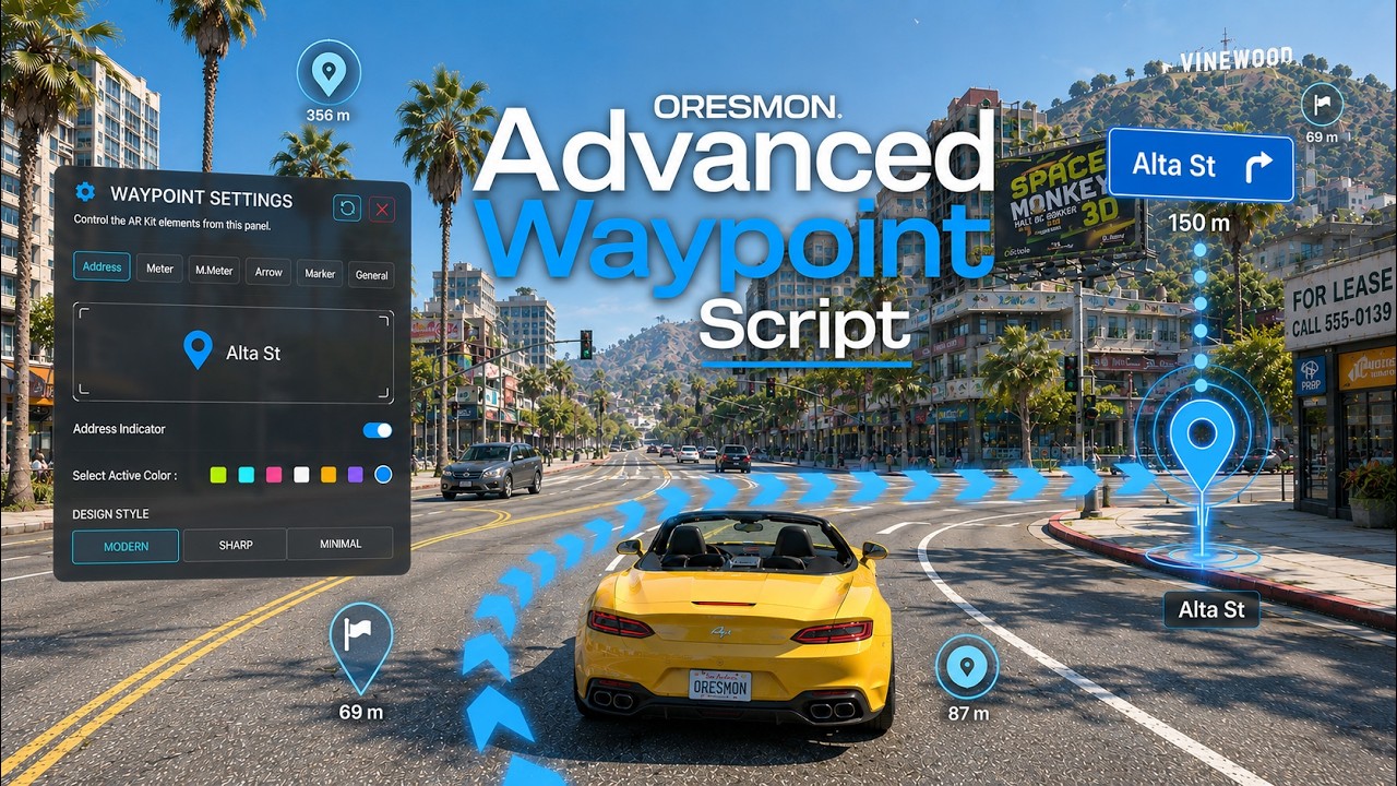 FiveM Advanced Waypoint Script | Fully Customizable background