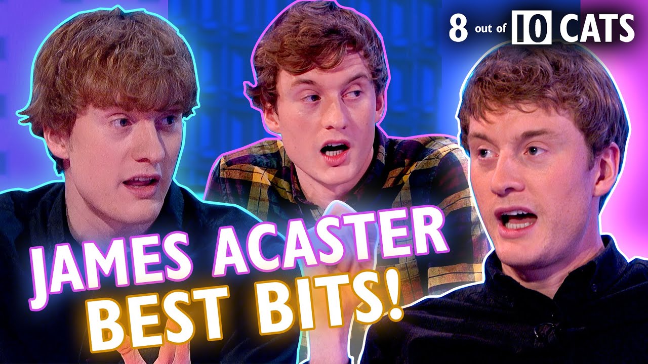 James Acaster's Most Awkwardly Hilarious Moments | 8 Out of 10 Cats background