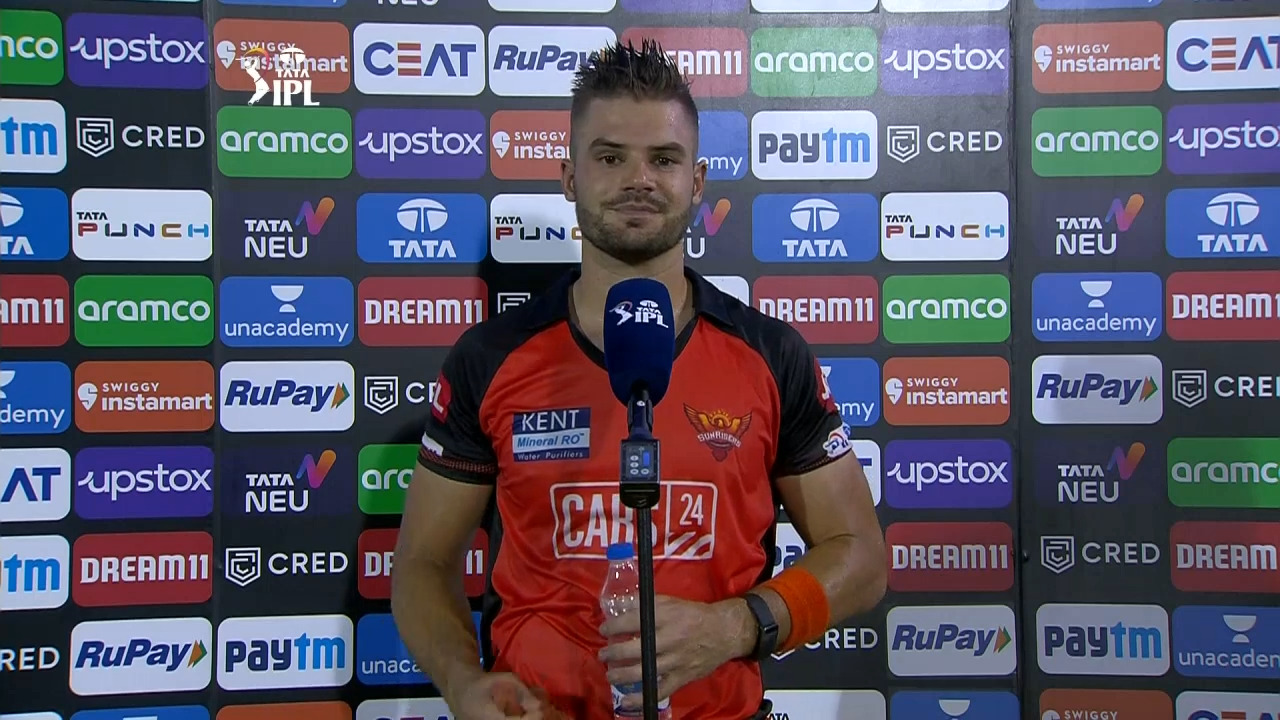 M25: SRH vs KKR – Aiden Markram Interview background
