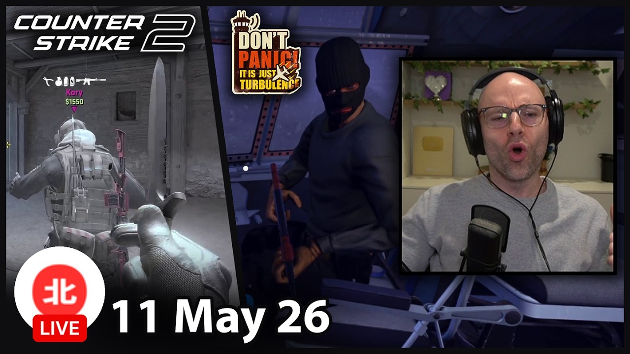 Counter-Strike 2 / Don't Panic! It Is Just Turbulence - 11 May 2026 - Unofficial Northernlion VOD background
