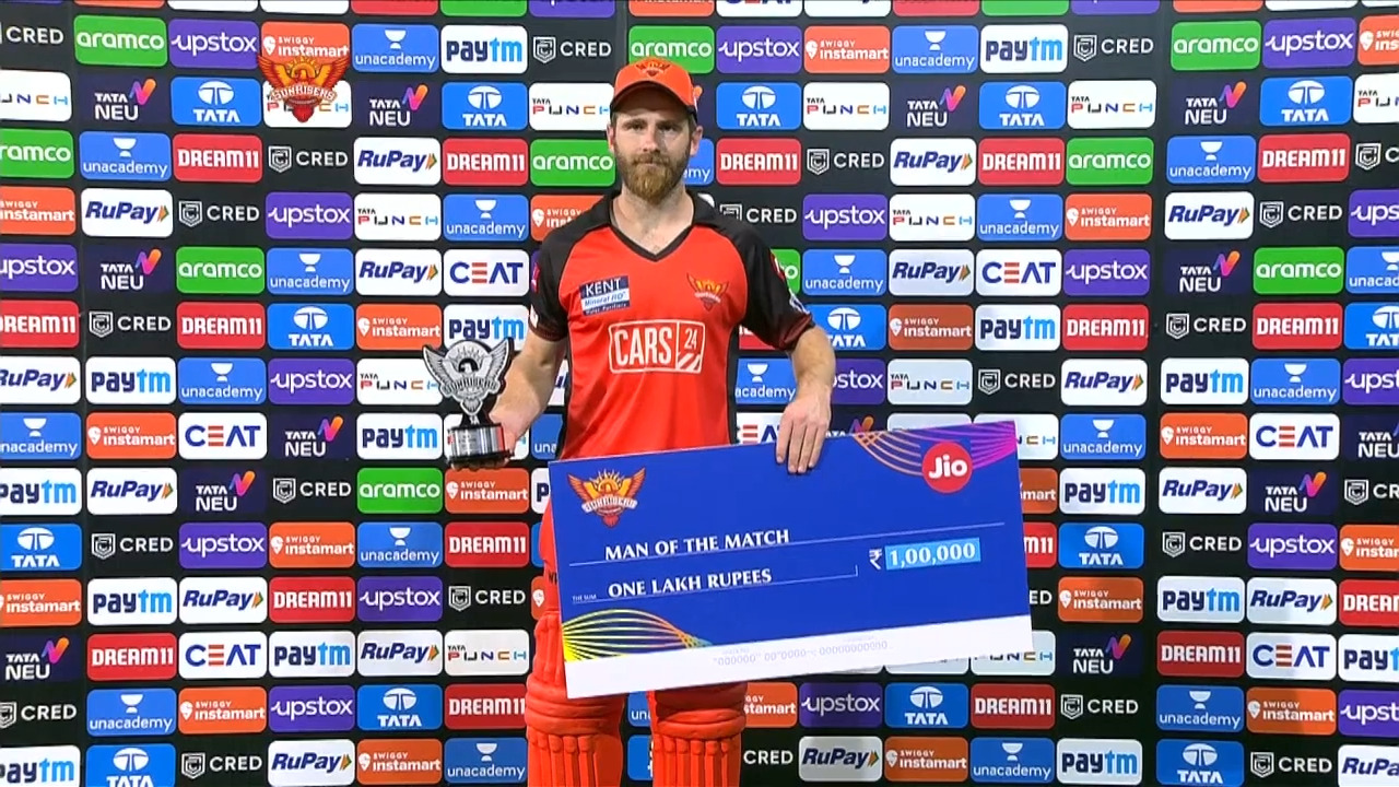 M21: SRH vs GT – Man of the Match – Kane Williamson