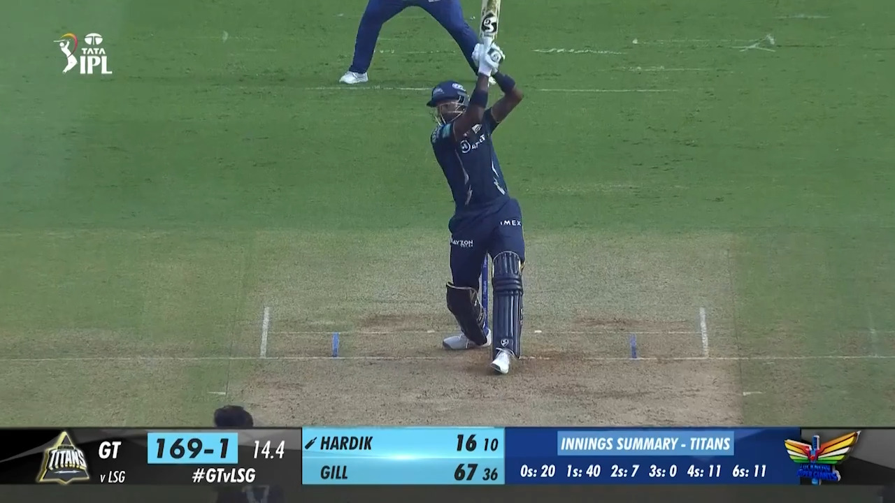M51: GT vs LSG – Hardik Pandya Six