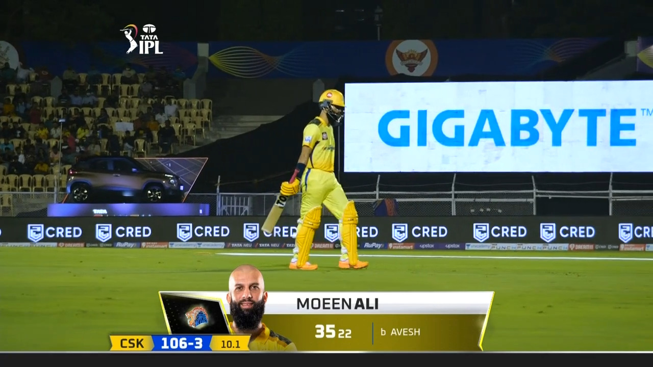 M07: LSG vs CSK – Moeen Ali Wicket