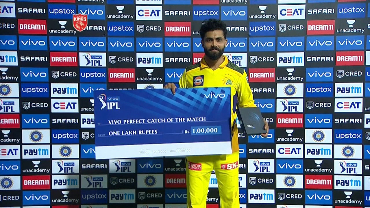 M08: PBKS vs CSK – Vivo perfect catch of the match – Ravindra Jadeja background