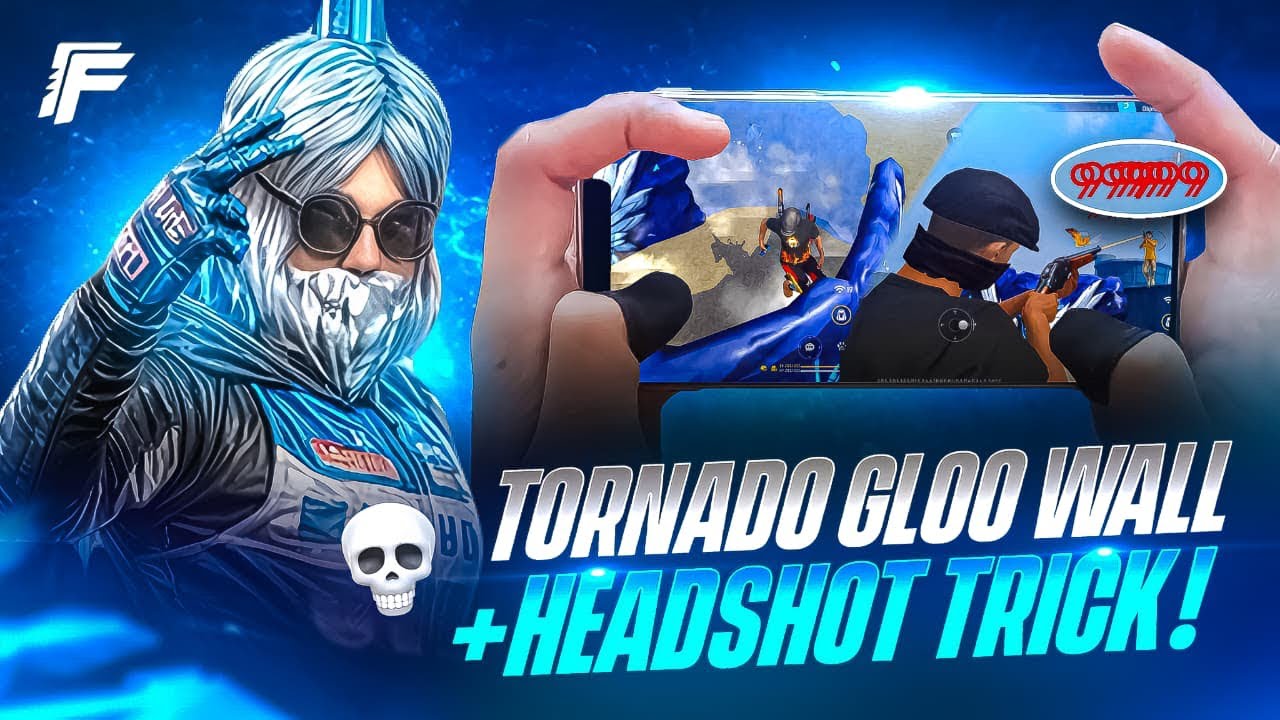 TURNADO GLOOWALL + ONETAP TRICK IN FREE FIRE 🤯🔥