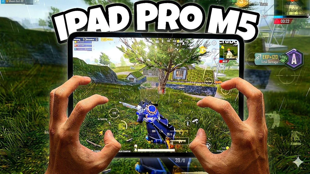 Super HDR + 120FPS 🤯 iPad Pro M5 PUBG TEST / Control & Sensitivity Code?🤩