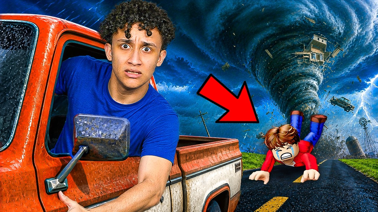 Hunting World’s CRAZIEST TORNADO in Roblox!