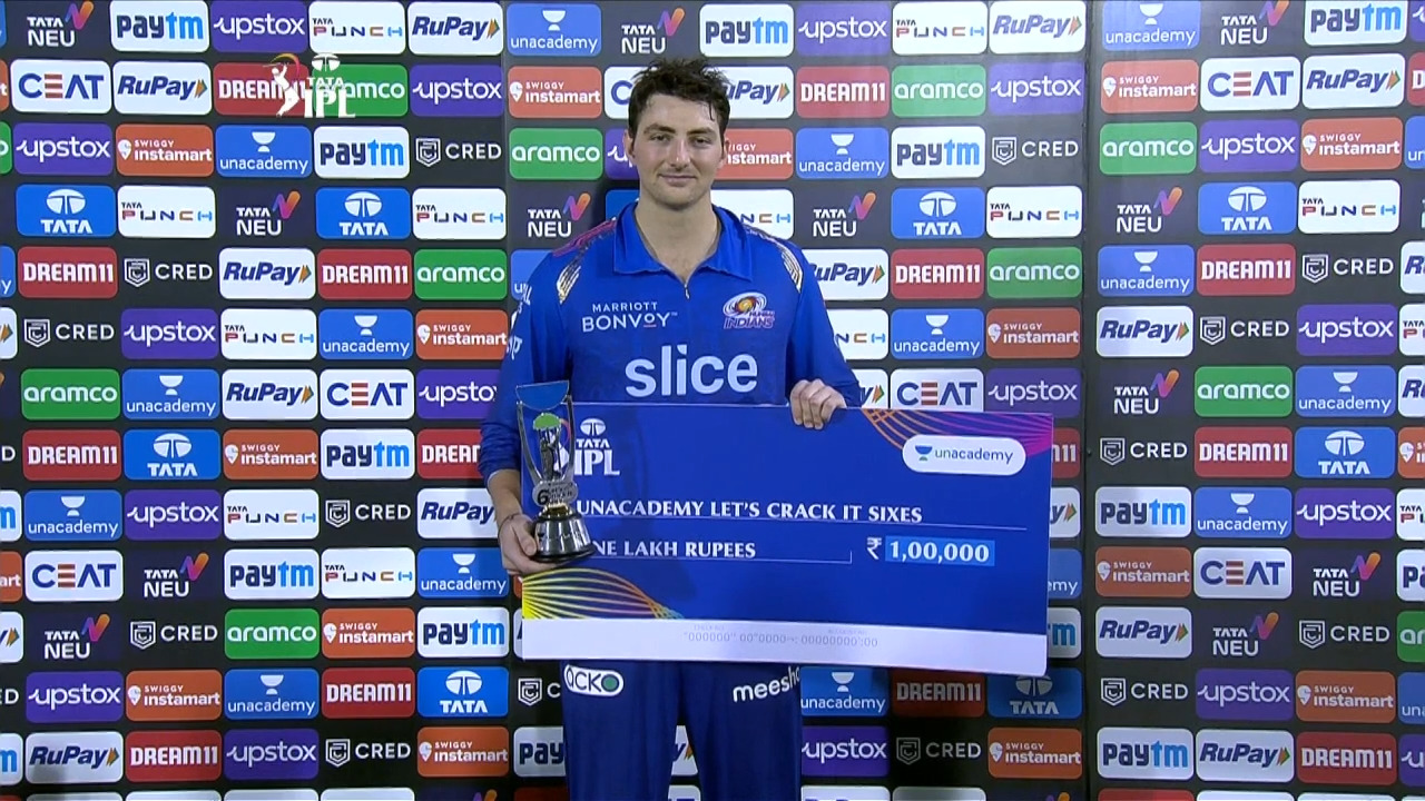 M51: GT vs MI – Unacademy Let's Crack It Sixes of the Match – Tim David background