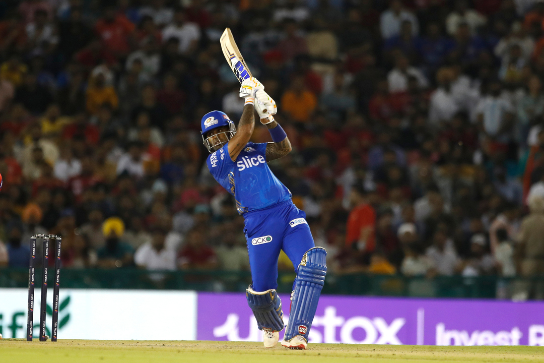 Impact Player Suryakumar Yadav's impactful knock of 66(31) background