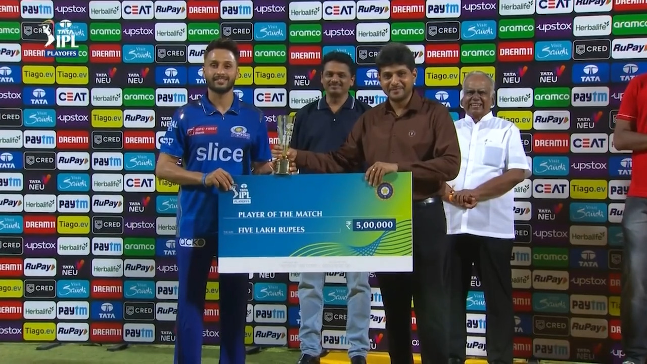Eliminator: LSG vs MI – Man of the Match – Akash Madhwal