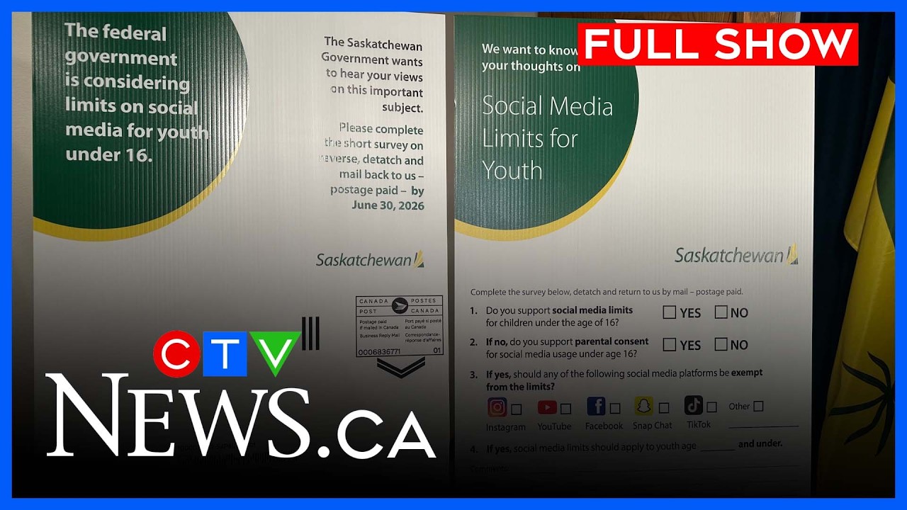 Sask. open to feedback on youth social media limits | CTV News Saskatchewan Your Morning May 6, 2026