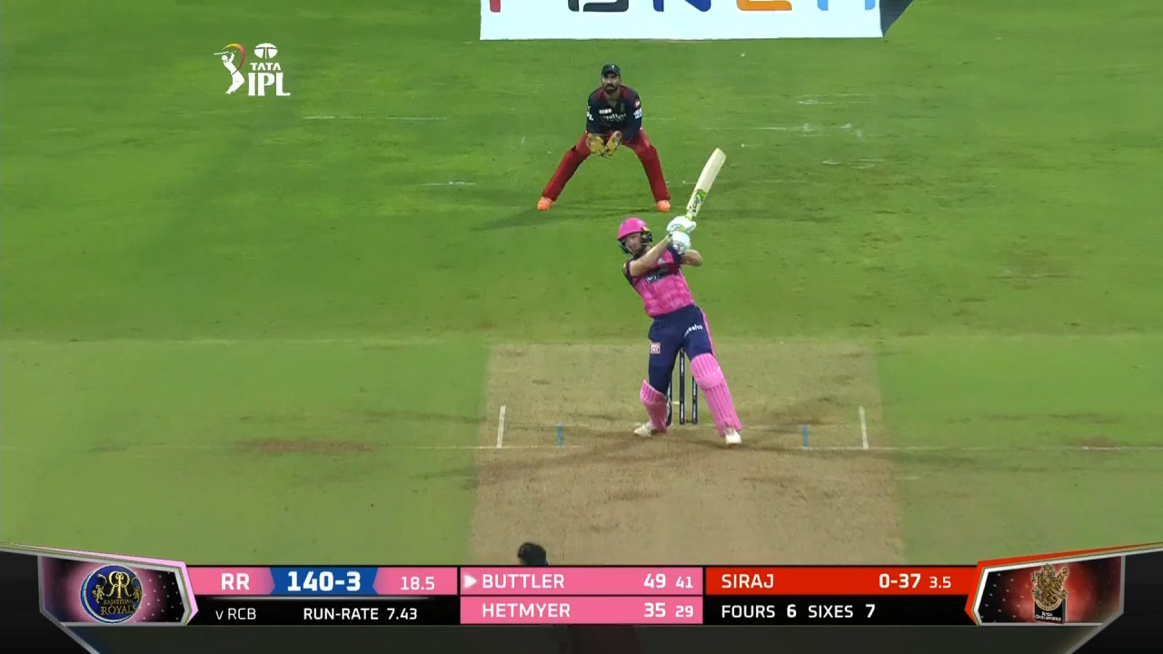 M13: RR vs RCB – Jos Buttler Six