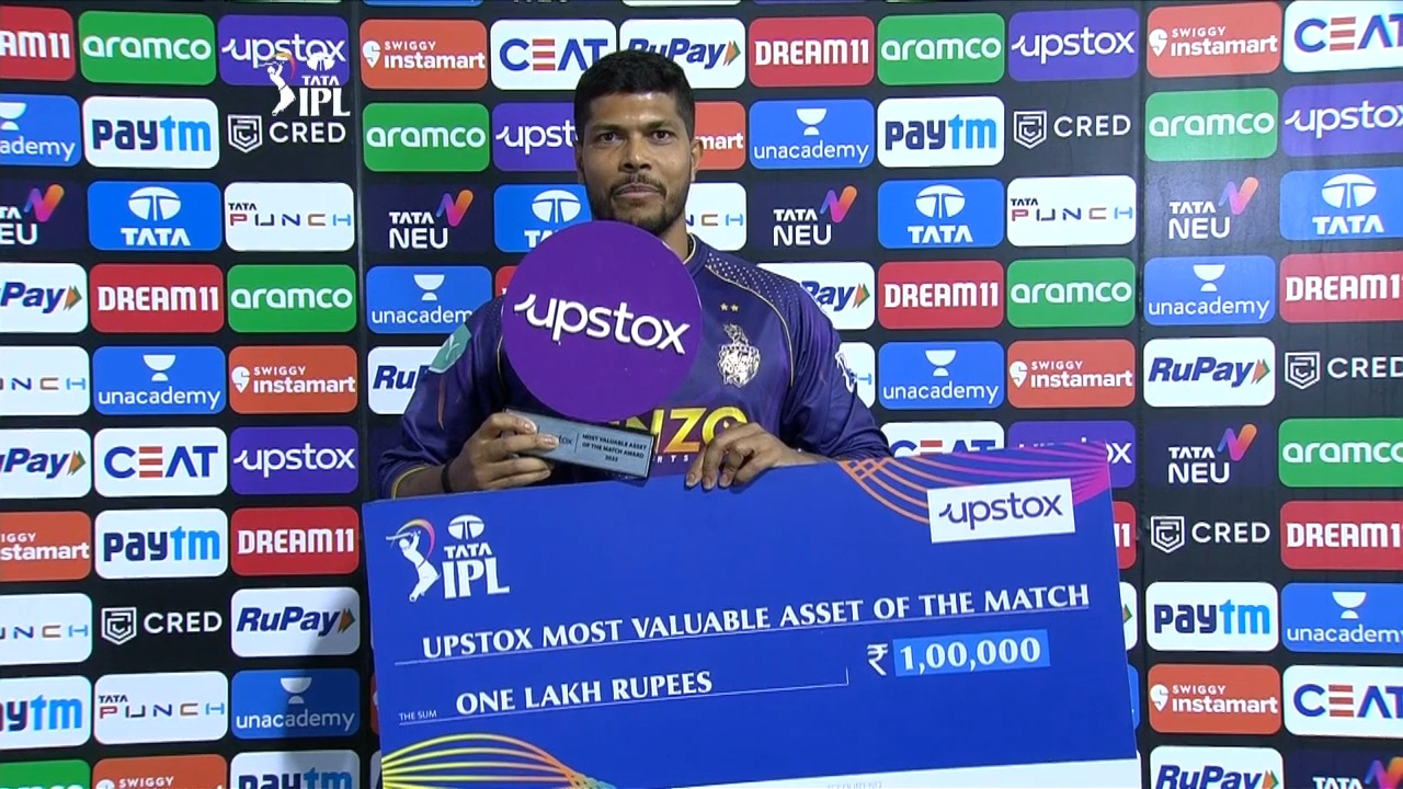 M01: CSK vs KKR – Upstox most Valuable Asset of the match – Umesh Yadav