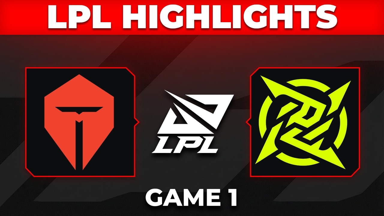 TES vs NIP Highlights Game 1 | LPL 2026 Split 2 | Top Esports vs Ninjas in Pyjamas