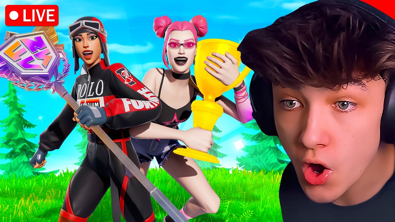🔴LIVE! - DUO FNCS TOURNAMENT, DAY 1! (Fortnite)