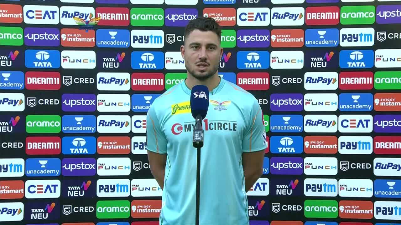 M31: LSG vs RCB – Marcus Stoinis Interview
