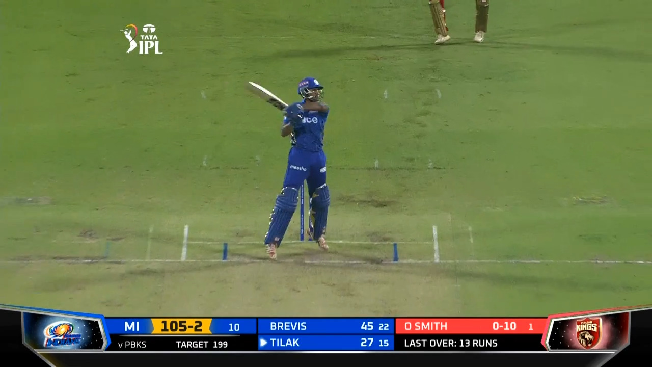 M23: MI vs PBKS – Tilak Varma Six