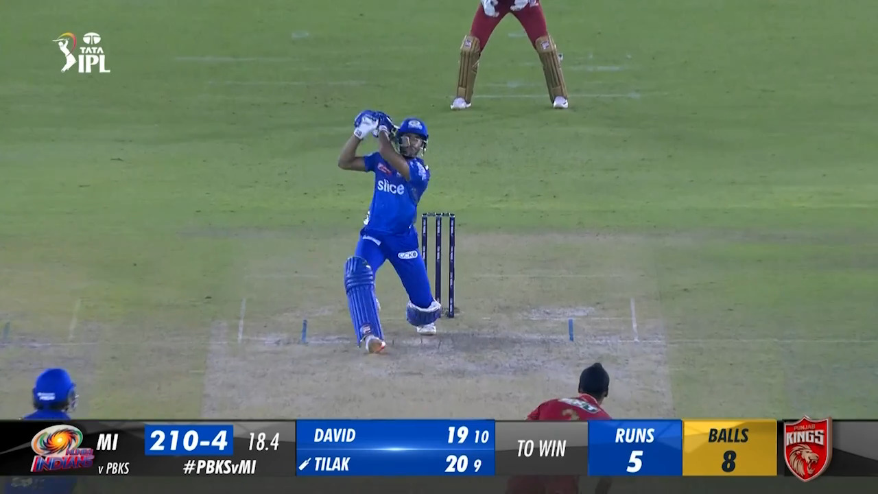 M46: PBKS vs MI – Tilak Varma Six