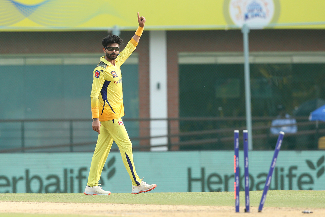 On target: Jadeja cleans up the dangerous Suryakumar