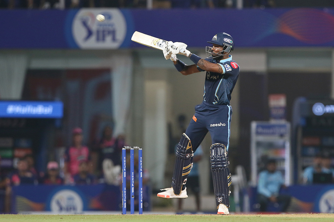Hardik's hat-trick of boundaries in one over