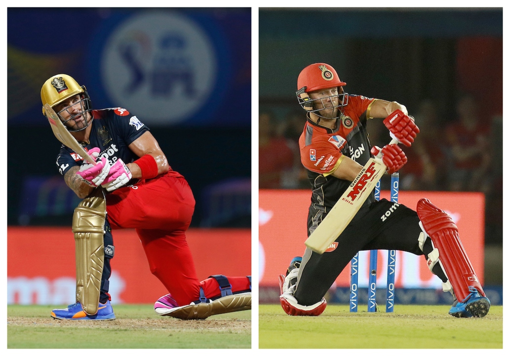 Faf pulls off an ABD in RCB colours