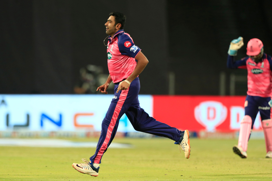 R Ashwin's 150th IPL wicket background