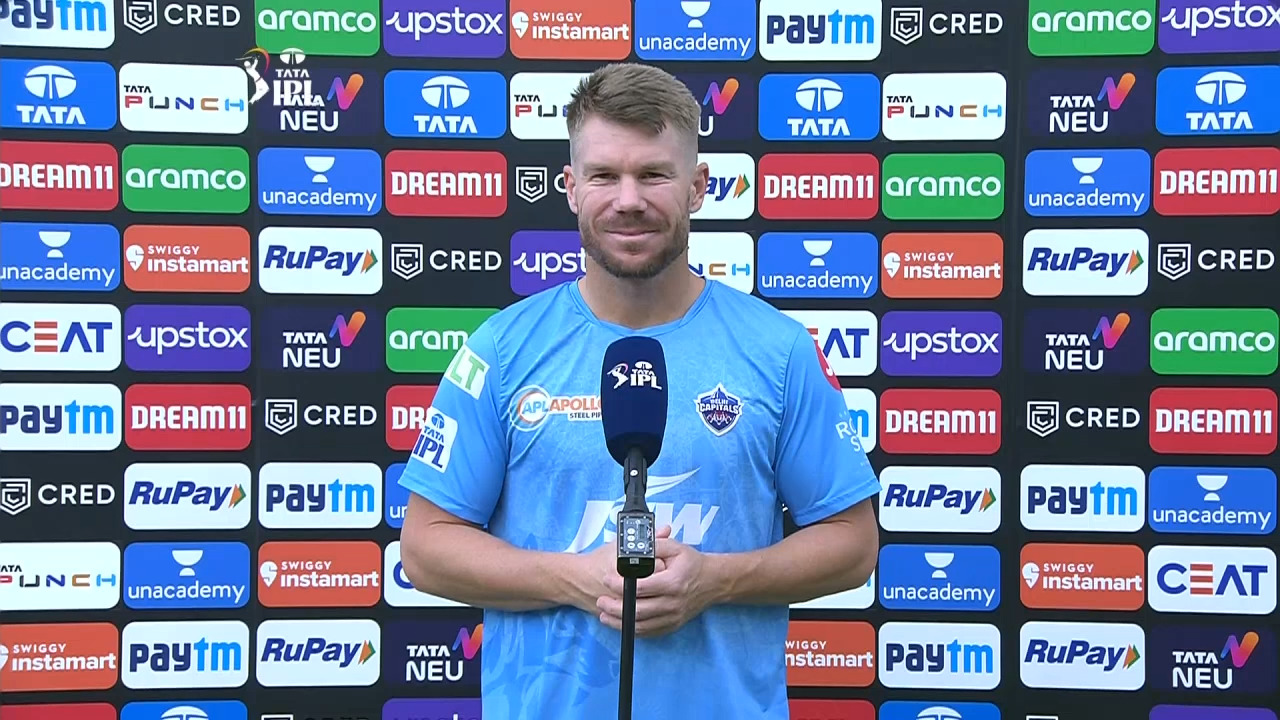 M58: RR vs DC – David Warner Interview