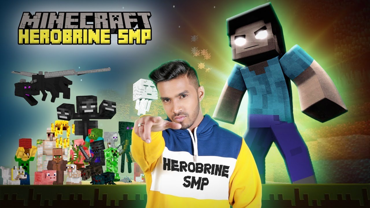 WELCOME TO HEROBRINE SMP | MINECRAFT background
