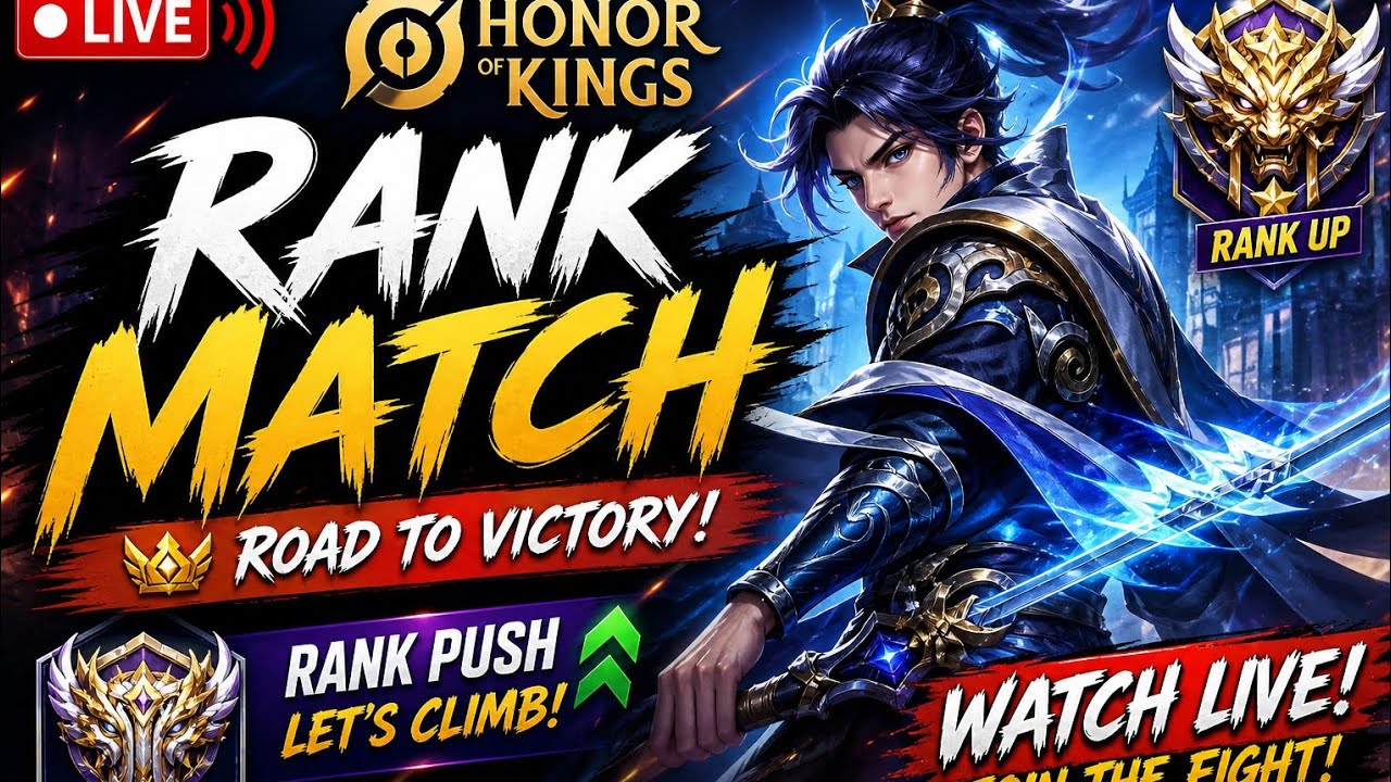 โHonor of Kings LIVE ๐ฅ Ranked Push! Can I Climb Today? ๐ณโ