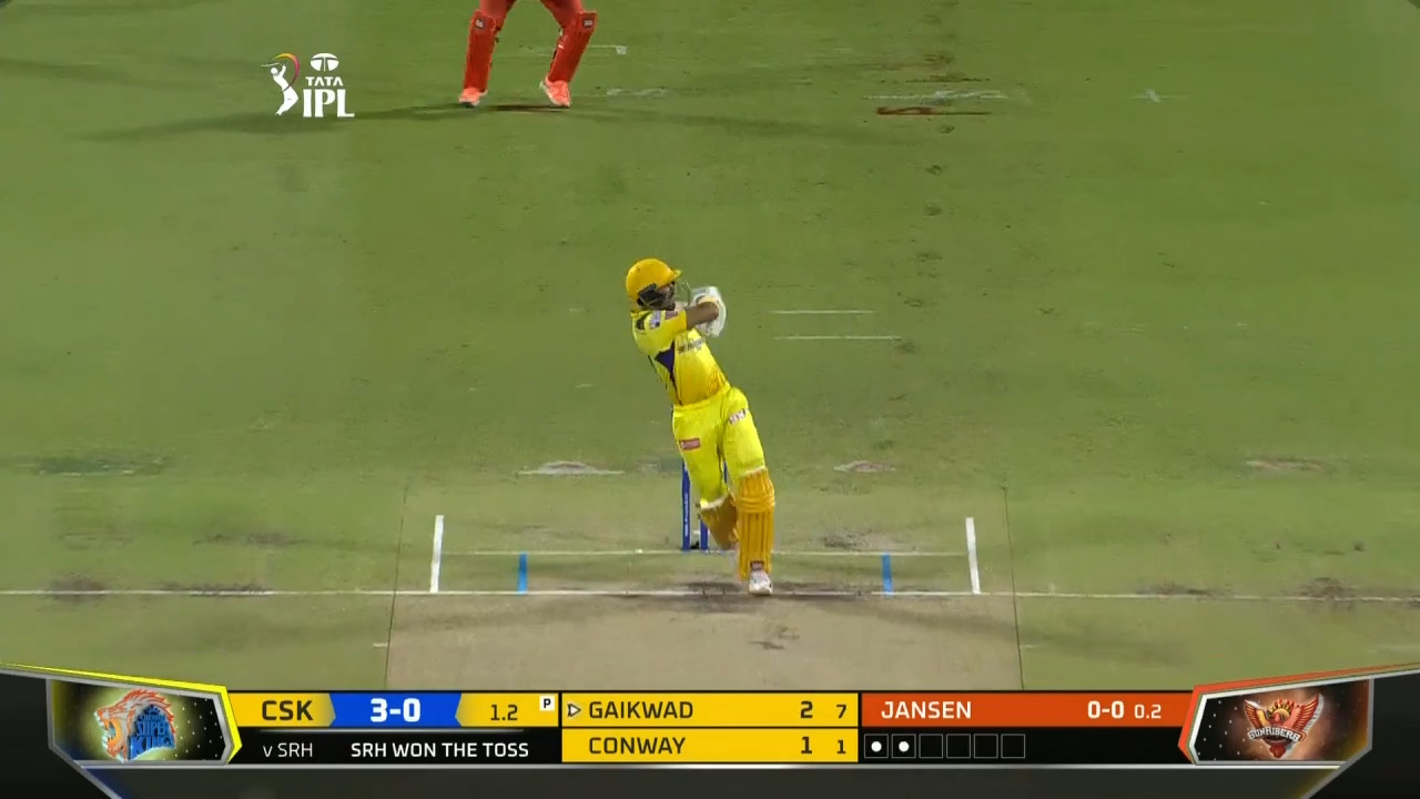 M46: SRH vs CSK – Ruturaj Gaikwad Six