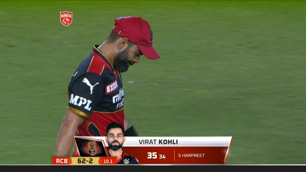 M26: PBKS vs RCB – Virat Kohli Wicket