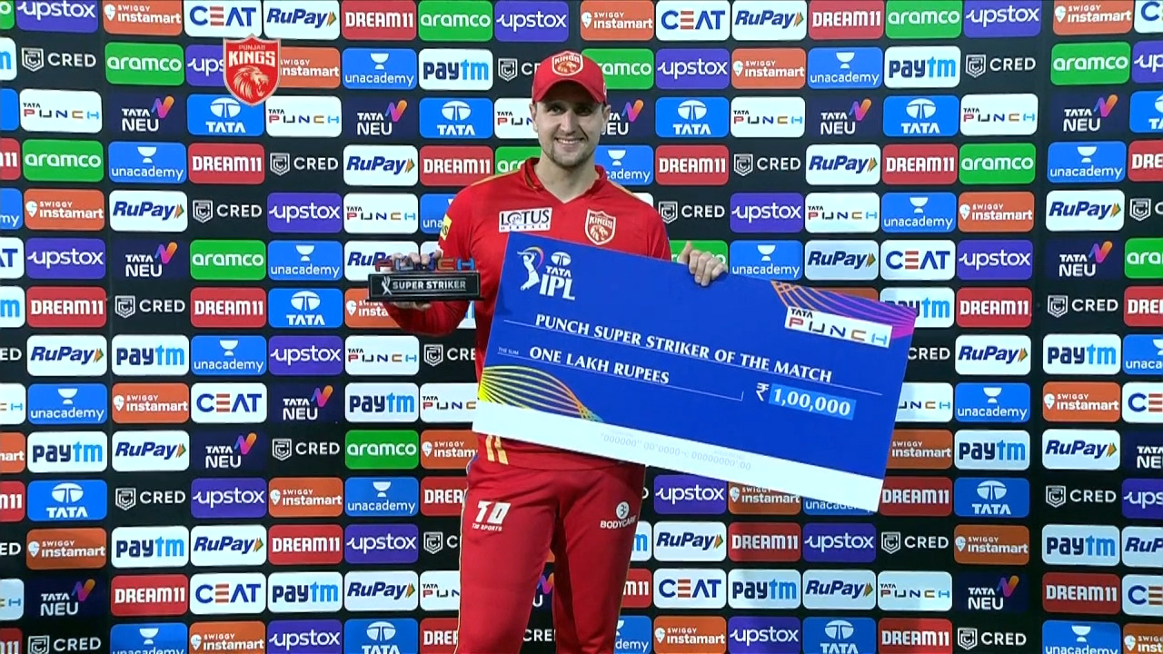 M28: PBKS vs SRH – Punch Super Striker Of The Match – Liam Livingstone backdrop