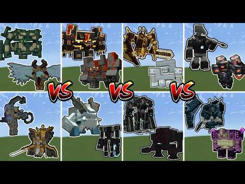 MINECRAFT'S ULTIMATE 2V2 BOSS TOURNAMENT | Minecraft Mob Battle