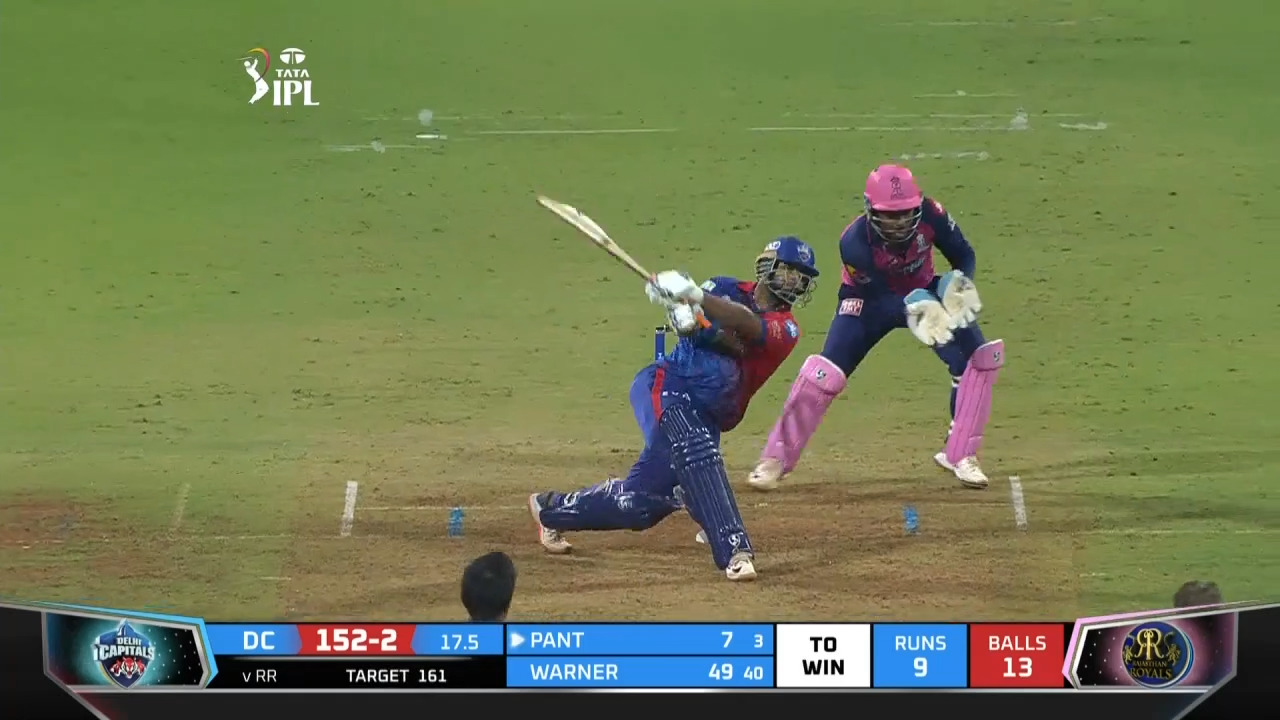 M58: RR vs DC – Rishabh Pant Six