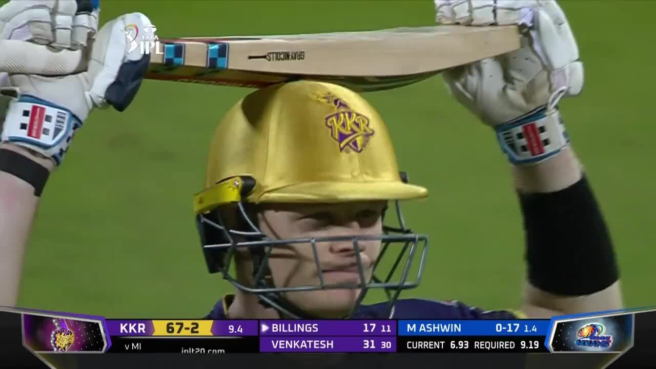 M14: KKR vs MI – Sam Billings Wicket