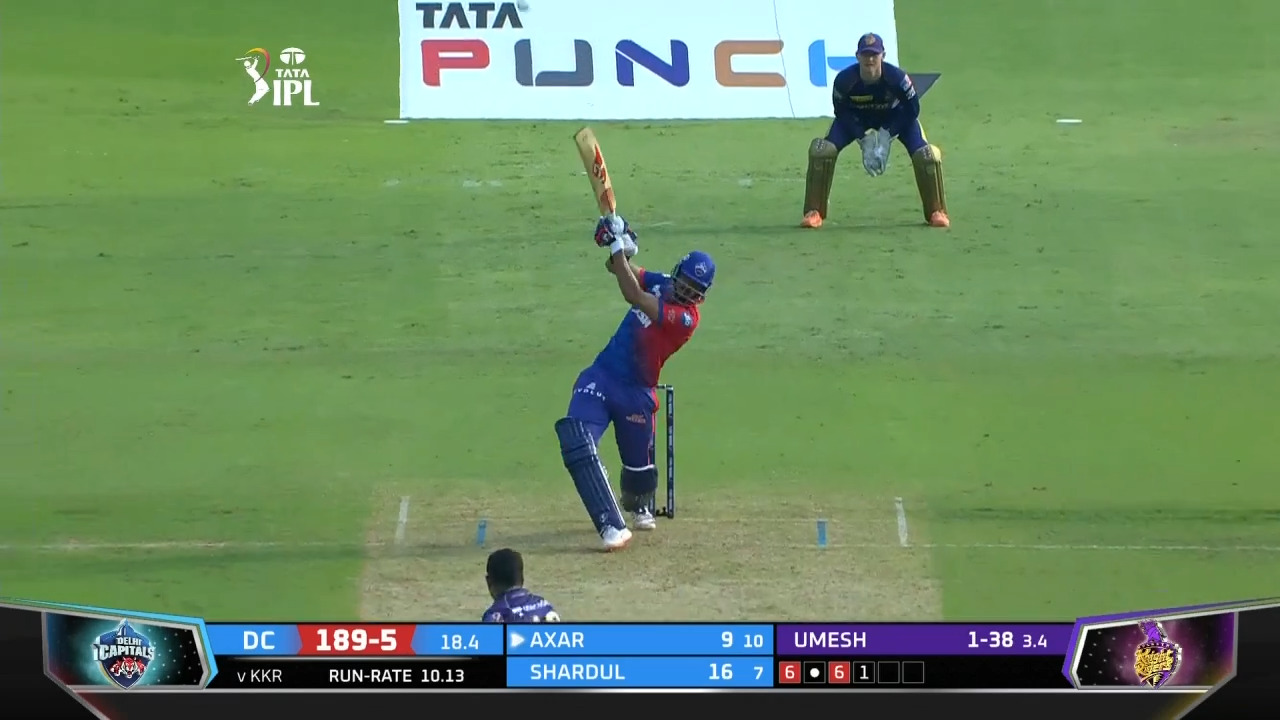 M19: KKR vs DC – Axar Patel Six