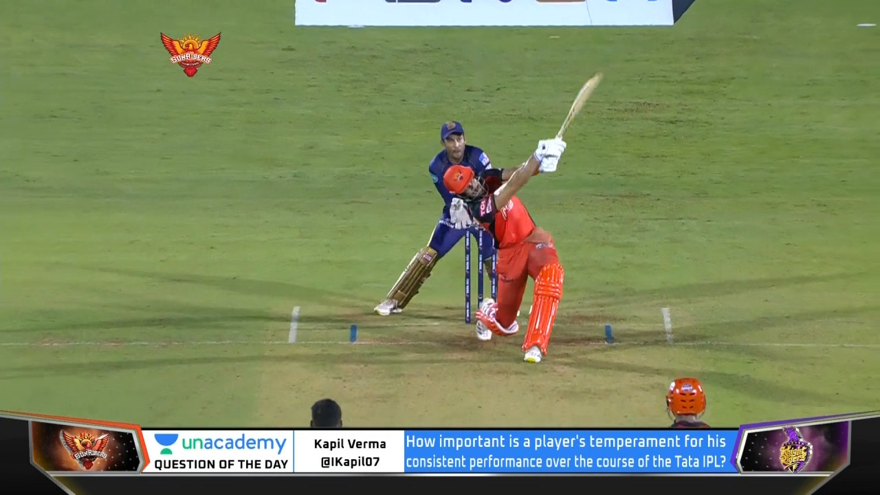 M25: SRH vs KKR – Aiden Markram Six background