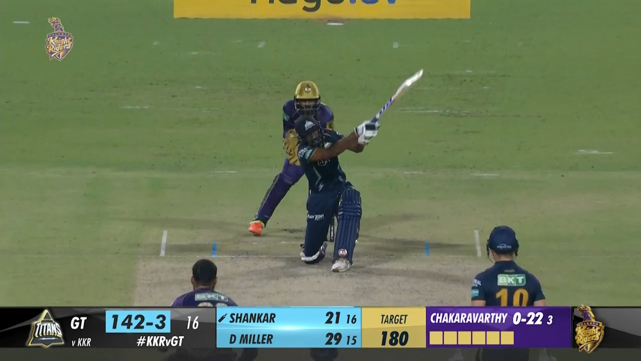 M39: KKR vs GT – Vijay Shankar Six background