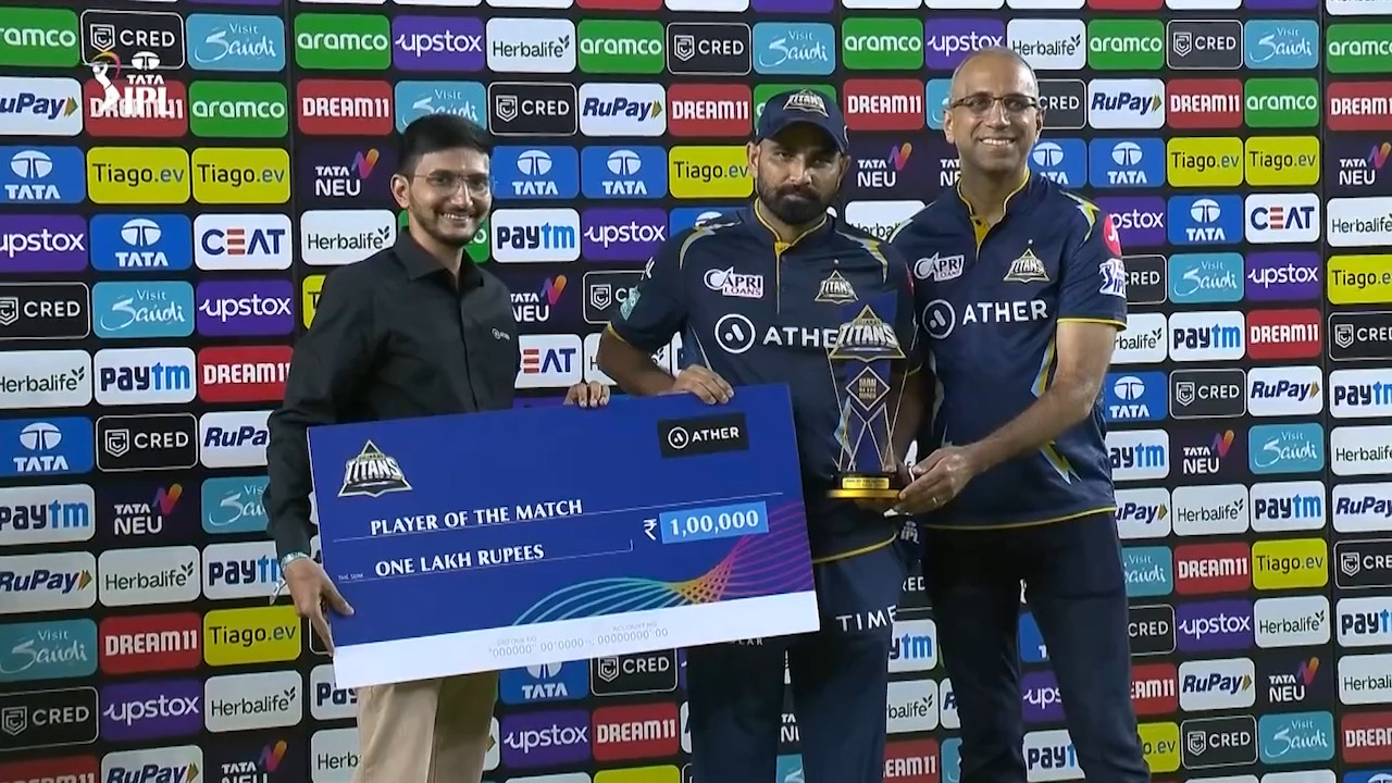 M44: GT vs DC – Man of the Match – Mohammad Shami