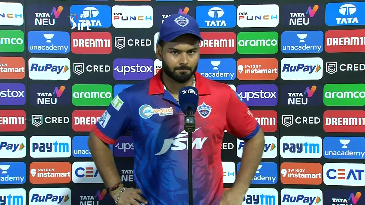 M34: DC vs RR – Rishabh Pant Interview