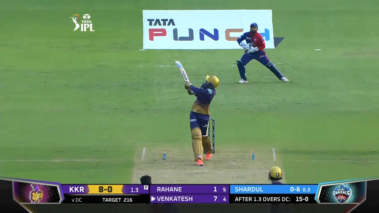 M19: KKR vs DC – Venkatesh Iyer Six