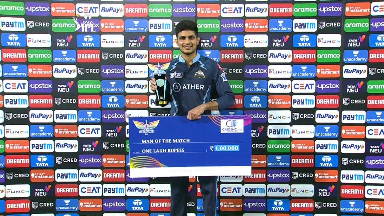 M57: LSG vs GT – Man of the Match – Shubman Gill